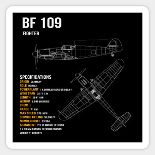 Messerschmitt Bf 109 Sticker